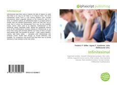 Bookcover of Infinitesimal