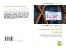 Copertina di Architecture Description Language