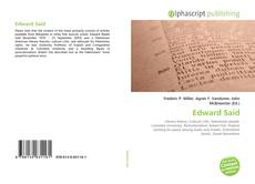 Обложка Edward Said