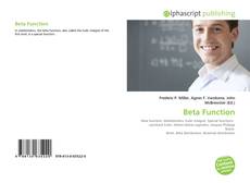 Capa do livro de Beta Function 