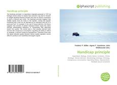 Capa do livro de Handicap principle 