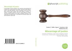 Bookcover of Miscarriage of justice