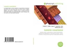 Bookcover of Lorentz covariance