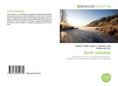 Capa do livro de Earth radiation 