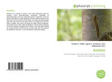 Capa do livro de Antlion 