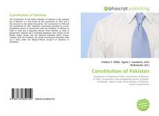 Constitution of Pakistan kitap kapağı