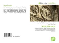 Обложка Aldus Manutius