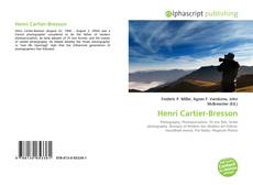 Обложка Henri Cartier-Bresson