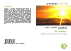 Обложка Luminance