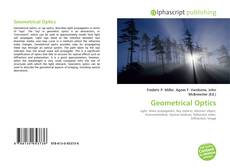 Обложка Geometrical Optics