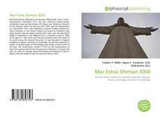 Capa do livro de Mar Eshai Shimun XXIII 