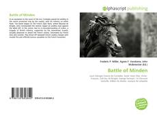 Capa do livro de Battle of Minden 