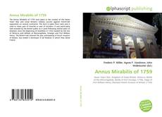 Обложка Annus Mirabilis of 1759