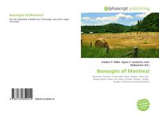 Capa do livro de Boroughs of Montreal 