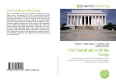 Civil Constitution of the Clergy kitap kapağı