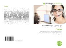 Bookcover of Career
