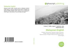 Malaysian English kitap kapağı