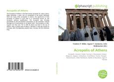 Capa do livro de Acropolis of Athens 