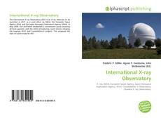 Capa do livro de International X-ray Observatory 