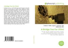 Capa do livro de A Bridge Too Far (Film) 