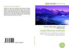 Capa do livro de Anglo-German relations 