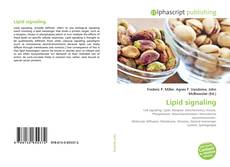 Couverture de Lipid signaling
