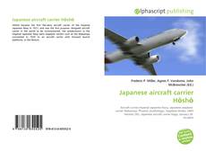 Japanese aircraft carrier Hōshō kitap kapağı