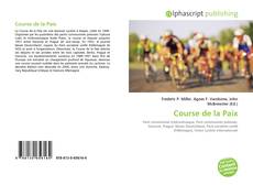 Copertina di Course de la Paix