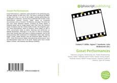 Great Performances kitap kapağı