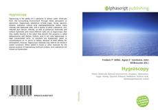 Обложка Hygroscopy