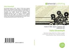 Bookcover of Felix Ehrenhaft