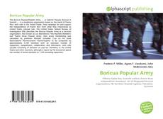 Bookcover of Boricua Popular Army