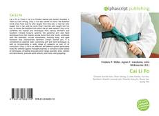 Buchcover von Cai Li Fo
