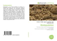 Capa do livro de Biodegradation 