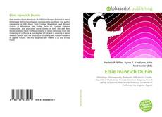 Bookcover of Elsie Ivancich Dunin