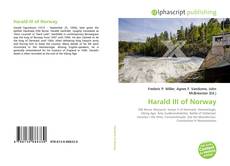 Обложка Harald III of Norway