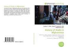 Bookcover of History of Arabs in Afghanistan
