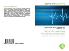 Buchcover von Acoustic Levitation