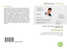 Bookcover of Certification