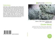 Portada del libro de Cluster Decay