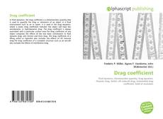 Buchcover von Drag coefficient