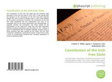 Buchcover von Constitution of the Irish Free State