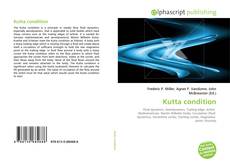 Обложка Kutta condition