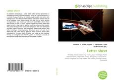 Buchcover von Letter sheet