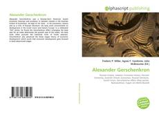 Couverture de Alexander Gerschenkron