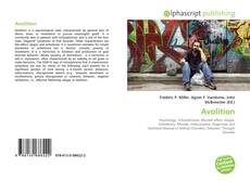 Bookcover of Avolition