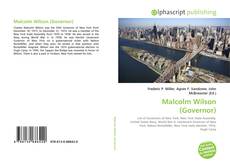 Bookcover of Malcolm Wilson (Governor)