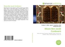 Couverture de Moses Ben Jacob Cordovero