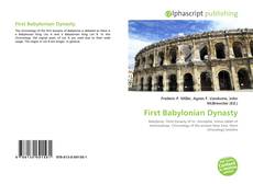 Bookcover of First Babylonian Dynasty