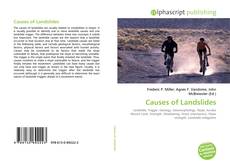 Bookcover of Causes of Landslides